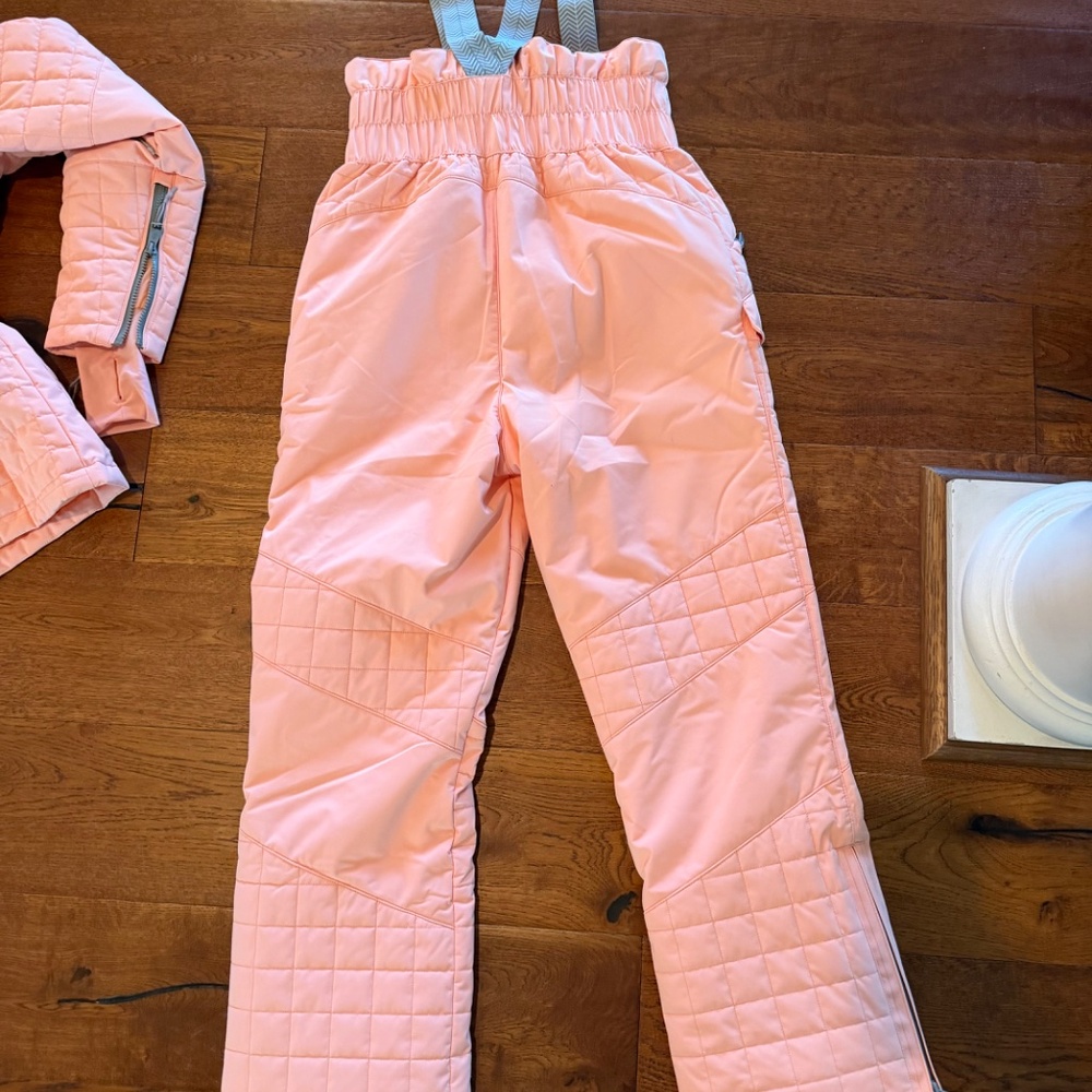 Free People Movement  Small All Prepped Ski Bib & Jacket set Winter melon - Picture 11 of 12